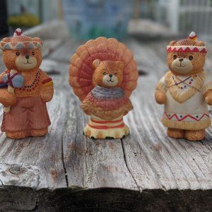 Lucy Rigg Thanksgiving Indians Bundle Set of 3 Rare